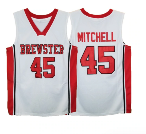 Donovan Mitchell #45 Brewster High School Basketball Jersey