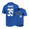 Duke Blue Devils 35 Britt Fuller Blue Elite Baseball Jersey