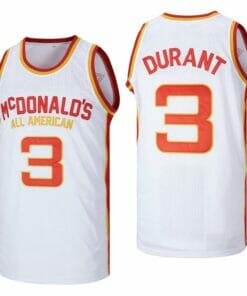 Durant Mcdonalds All American Basketball Jersey White
