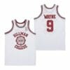 Dwayne Wayne #9 Hillman College Basketball Jersey White 6 Dwayne Wayne 9 Hillman College Basketball Jersey White