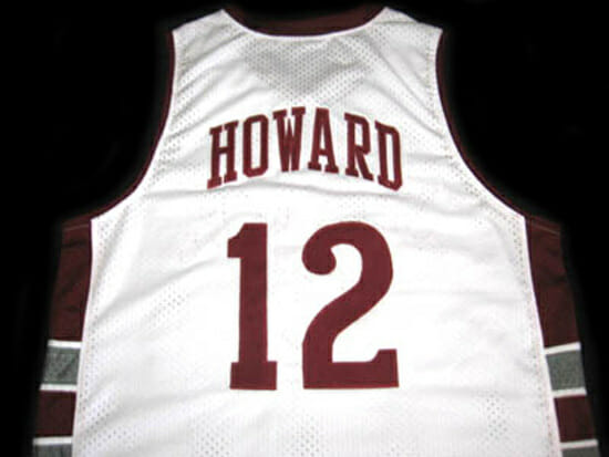 Dwight Howard #12 Saca High School Basketball Jersey White 1 Dwight Howard #12 Saca High School Basketball Jersey White