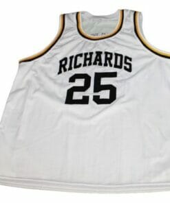 Dwyane Wade #25 Richards High School Basketball Jersey White