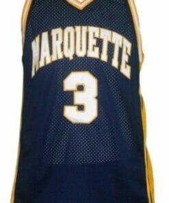 Dwyane Wade #3 College Basketball Jersey Navy Blue