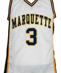 Dwyane Wade #3 College Basketball Jersey White