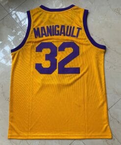 Earl Manigault #32 JC Smith Streetball Movie Basketball Jersey Yellow