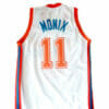 Ed Monix #11 Flint Tropics Semi Pro Basketball Jersey White
