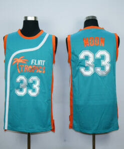 Flint Tropics #33 Moon Basketball Jersey