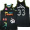 Flint Tropics 33 Moon Basketball Jersey Black