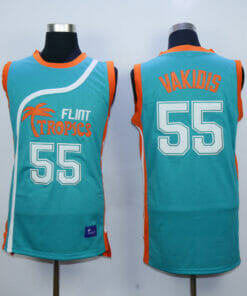 Flint Tropics #55 Vakidis Basketball Jersey
