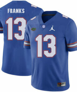 Florida Gators #13 Feleipe Franks College Football Jersey Blue Logo Patch