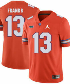 Florida Gators #13 Feleipe Franks College Football Jersey Orange Logo Patch