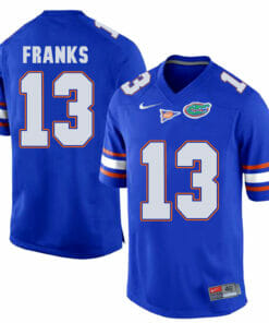 Florida Gators #13 Feleipe Franks College Football Jersey Royal Blue Logo Patch