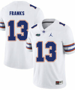 Florida Gators #13 Feleipe Franks College Football Jersey White Logo Patch