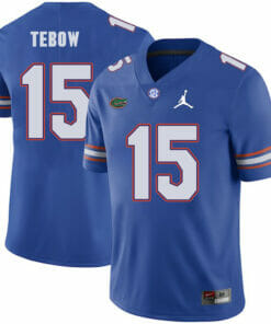 Florida Gators #15 Tim Tebow College Football Jersey Blue Logo Patch