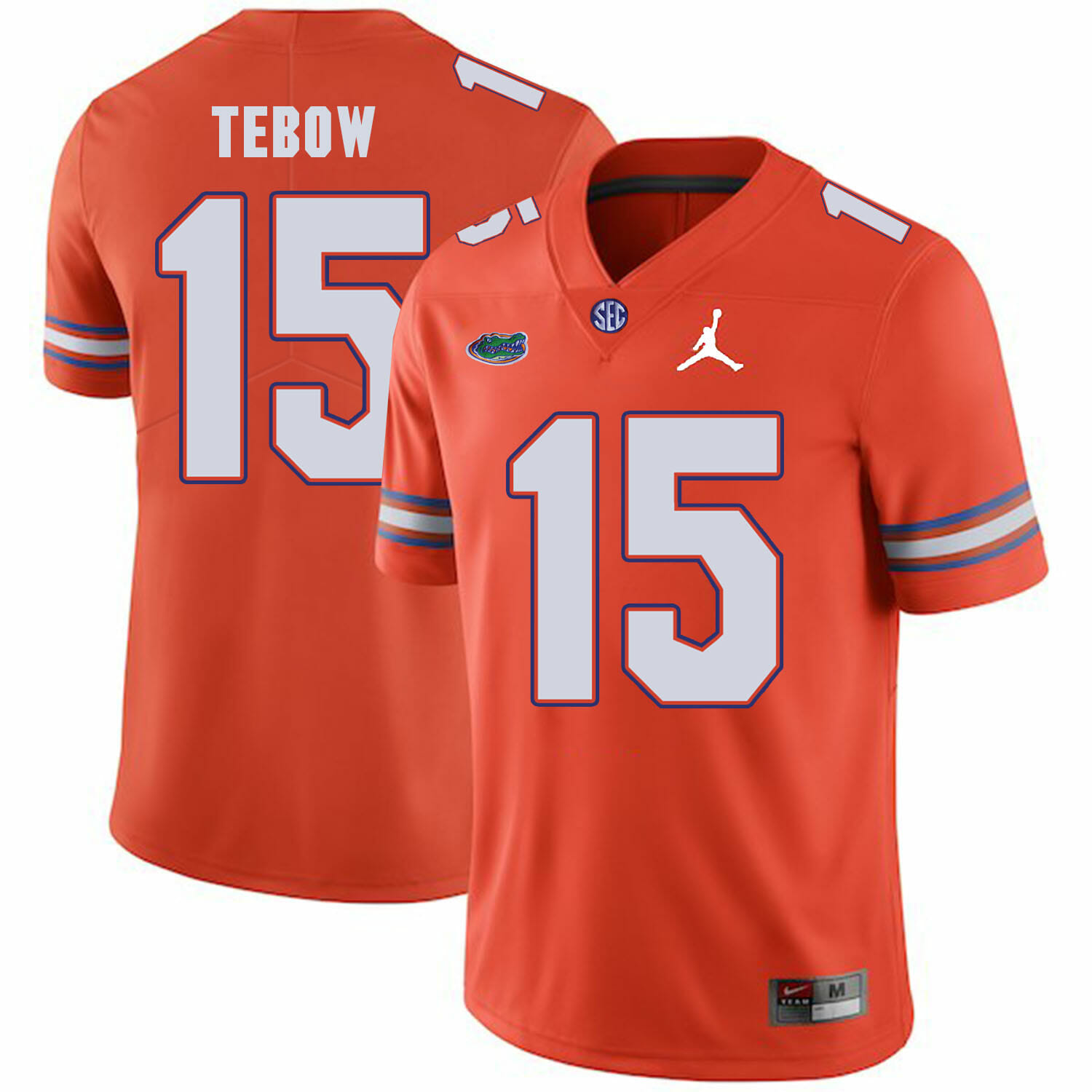 Florida Gators #15 Tim Tebow College Football Jersey Orange Logo Patch 1 Florida Gators #15 Tim Tebow College Football Jersey Orange Logo Patch