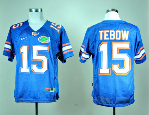 Florida Gators #15 Tim Tebow Royal Blue NCAA College Football Jersey
