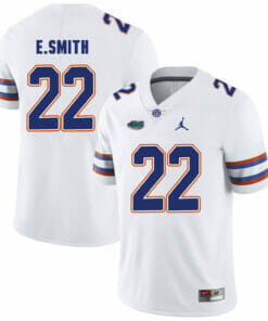 Florida Gators #22 Emmitt Smith College Football Jersey White Logo Patch