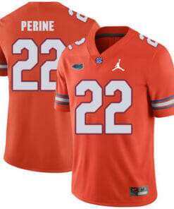 Florida Gators #22 Lamical Perine NCAA Football Jersey Orange Logo Patch