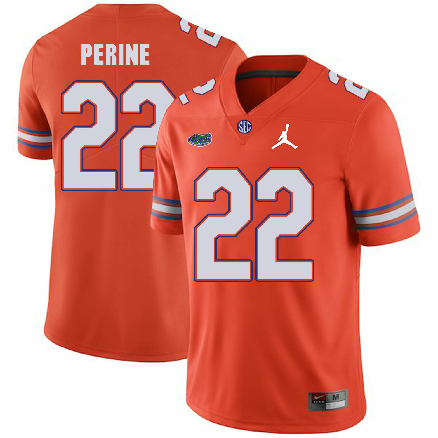 Florida Gators #22 Lamical Perine NCAA Football Jersey Orange Logo Patch 1 Florida Gators #22 Lamical Perine NCAA Football Jersey Orange Logo Patch