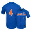 Florida Gators 4 Jud Fabian Blue College Baseball Jersey