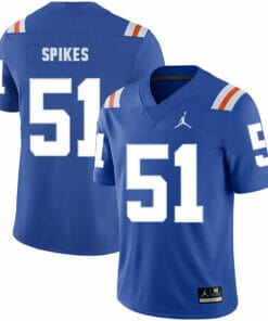 Florida Gators #51 Brandon Spikes NCAA Football Jersey Blue