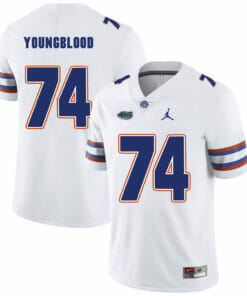Florida Gators #74 Jack Youngblood NCAA Football Jersey White Logo Patch