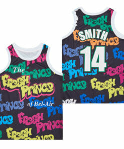 Fresh Prince #14 Smith Movie Basketball Jersey