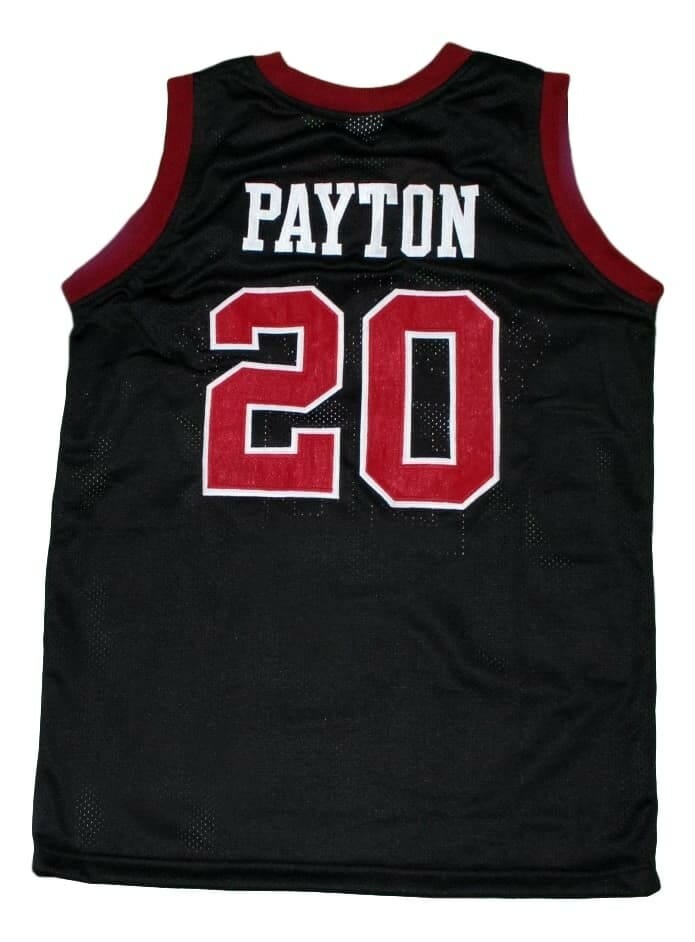 Gary Payton #20 Skyline High School Basketball Jersey Black 1 Gary Payton #20 Skyline High School Basketball Jersey Black