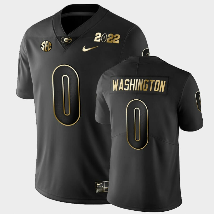 Georgia Darnell Washington Jersey #0 Black 2021 National Champions Golden 1 Georgia Darnell Washington Jersey #0 Black 2021 National Champions Golden
