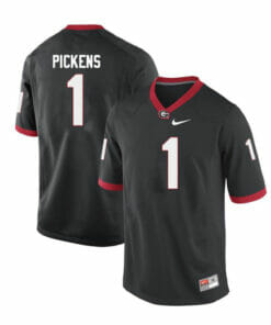 Georgia Bulldogs #1 George Pickens College Football Jersey Limited Black