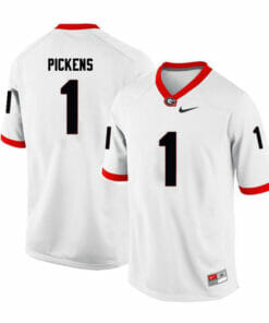 Georgia Bulldogs #1 George Pickens College Football Jersey Limited White