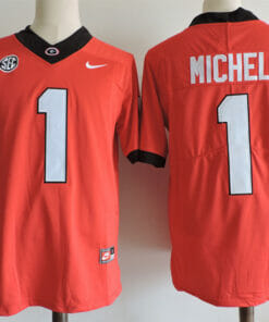 Georgia Bulldogs #1 Sony Michel College Football Jersey