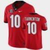 Georgia Bulldogs #10 Fran Tarkenton Red College Football Alumni Jersey 7 Georgia Bulldogs #10 Fran Tarkenton Red College Football Alumni Jersey