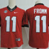 Georgia Bulldogs #11 Jake Fromm College Football Jersey Red 6 Georgia Bulldogs #11 Jake Fromm College Football Jersey Red