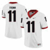 Georgia Bulldogs #11 Jake Fromm College Football Jersey White
