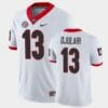 Georgia Bulldogs #13 Azeez Ojulari White Game College Football Jersey