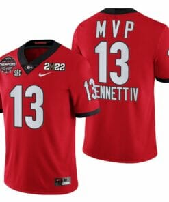 UGA Stetson Bennett Jersey #13 2021-22 CFP National Champions MVP Red