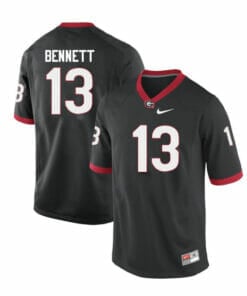 Georgia Bulldogs Bennett Jersey #13 College Football Limited Black
