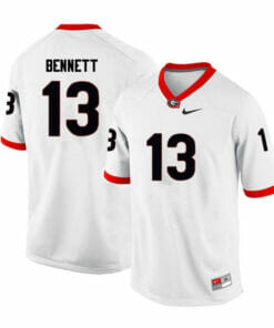 Georgia Bulldogs #13 Stetson Bennett Jersey College Football White