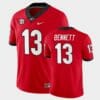 Georgia Bulldogs #13 Stetson Bennett Jersey Red College Football Home Game