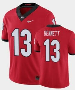 Georgia Bulldogs Stetson Bennett Jersey #13 Red Limited