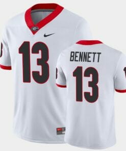 Stetson Bennett Georgia Jersey #13 White Game College Football