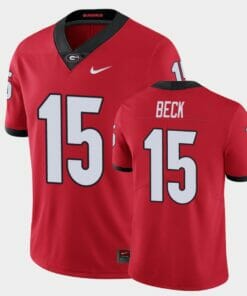 Georgia Bulldogs #15 Carson Beck Red Limited Jersey