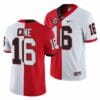 Georgia Bulldogs #16 Lewis Cine Red White 2021-22 Split Edition College Football Jersey