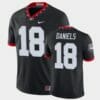 Georgia Bulldogs #18 JT Daniels Black College Football Alternate Game Jersey