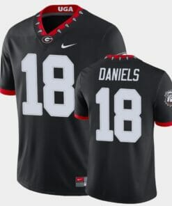 Georgia Bulldogs #18 JT Daniels Black College Football Alternate Game Jersey