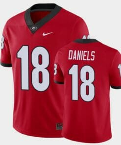 Georgia Bulldogs #18 JT Daniels Red College Football Alumni Player Jersey