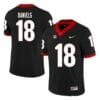 Georgia Bulldogs #18 Jt Daniels NCAA College Football Jersey Black