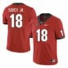 Georgia Bulldogs #18 Xavian Sorey Jr. Game College Football Jersey Red