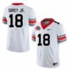 Georgia Bulldogs #18 Xavian Sorey Jr. Game NCAA College Football Jersey White